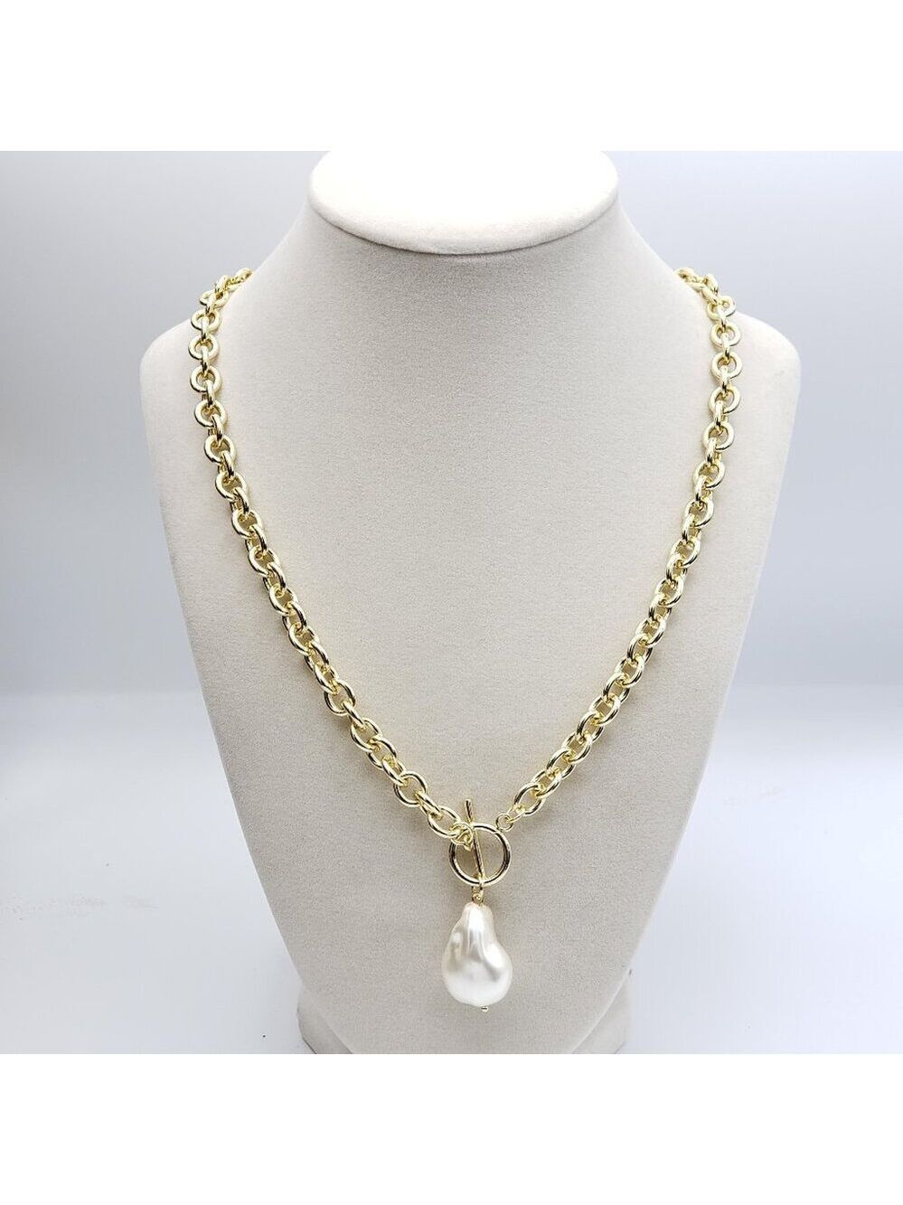 16k Gold Plated Stainless Steel Necklace Non- Tarnish, High Quality, Hypoallerge